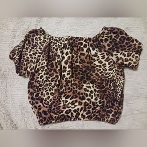 Leapord short shirt